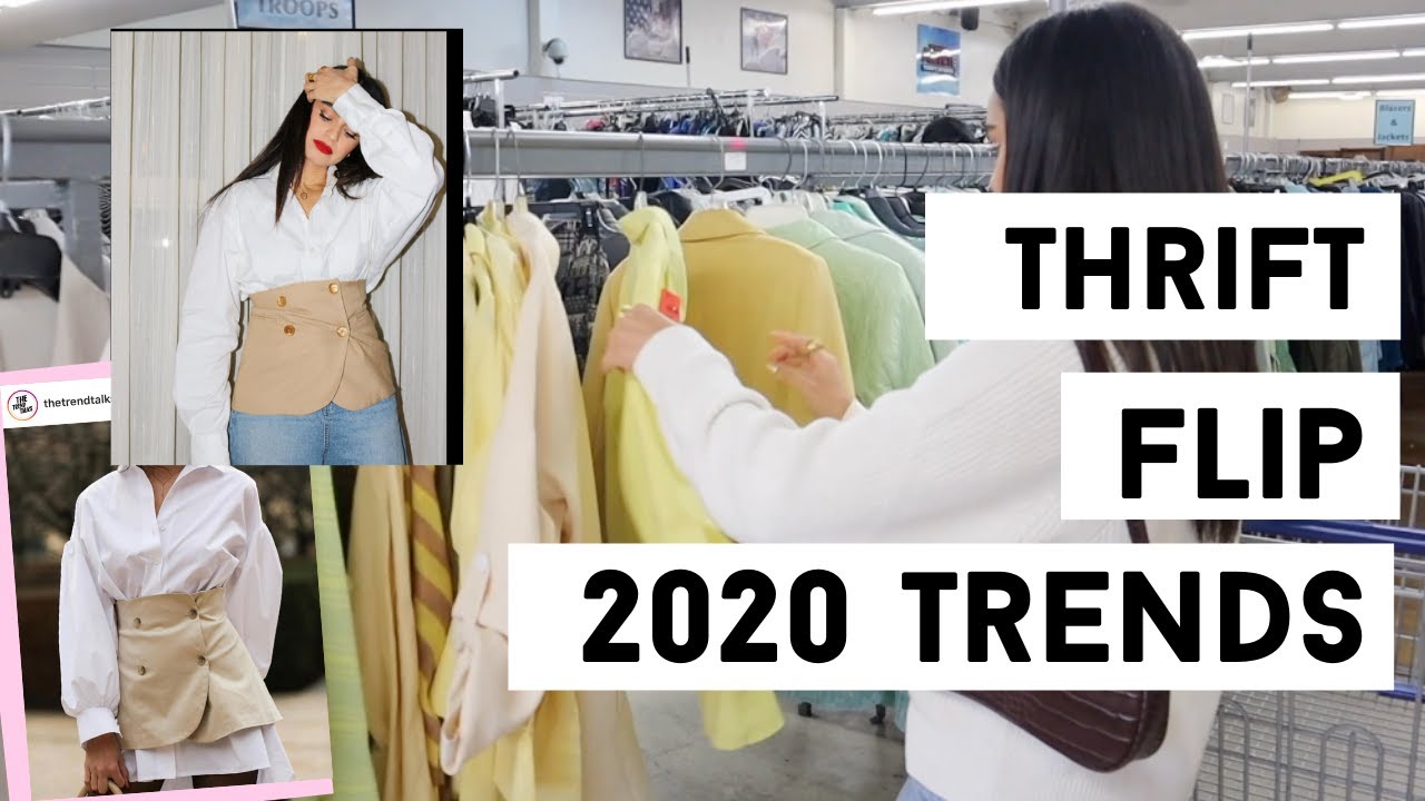 THRIFTING SPRING 2020 TRENDS CHALLENGE | A THRIFT FLIP