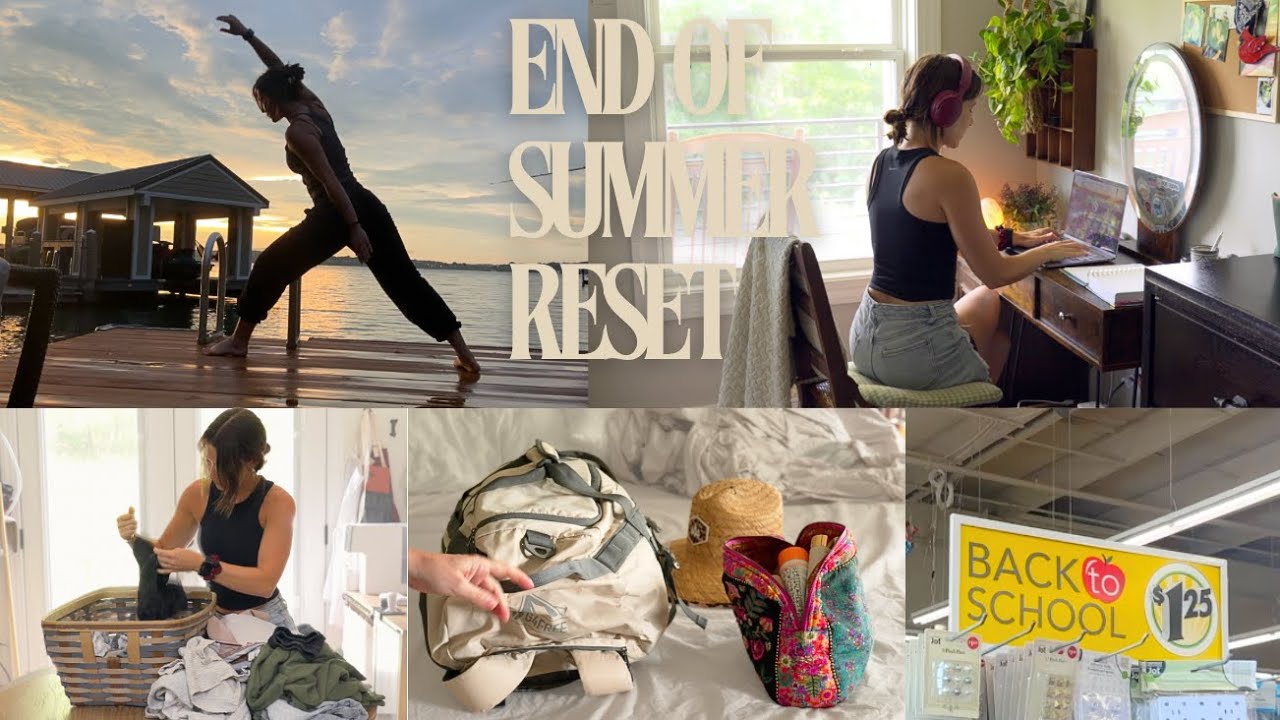 Post Summer Vacation Reset & Setting Goals
