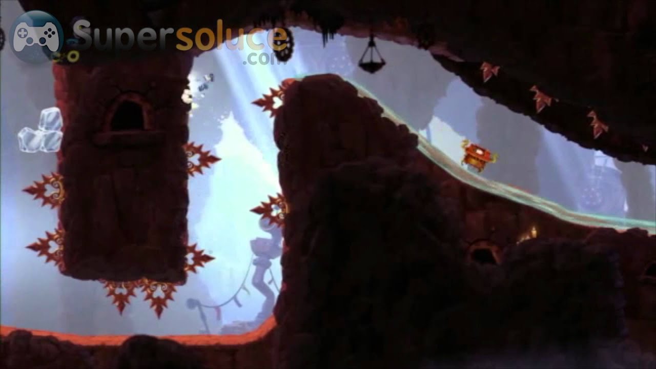 Rayman Origins - Attraper le Coffrapatte de Cumulo-grincheux -Temple Retors