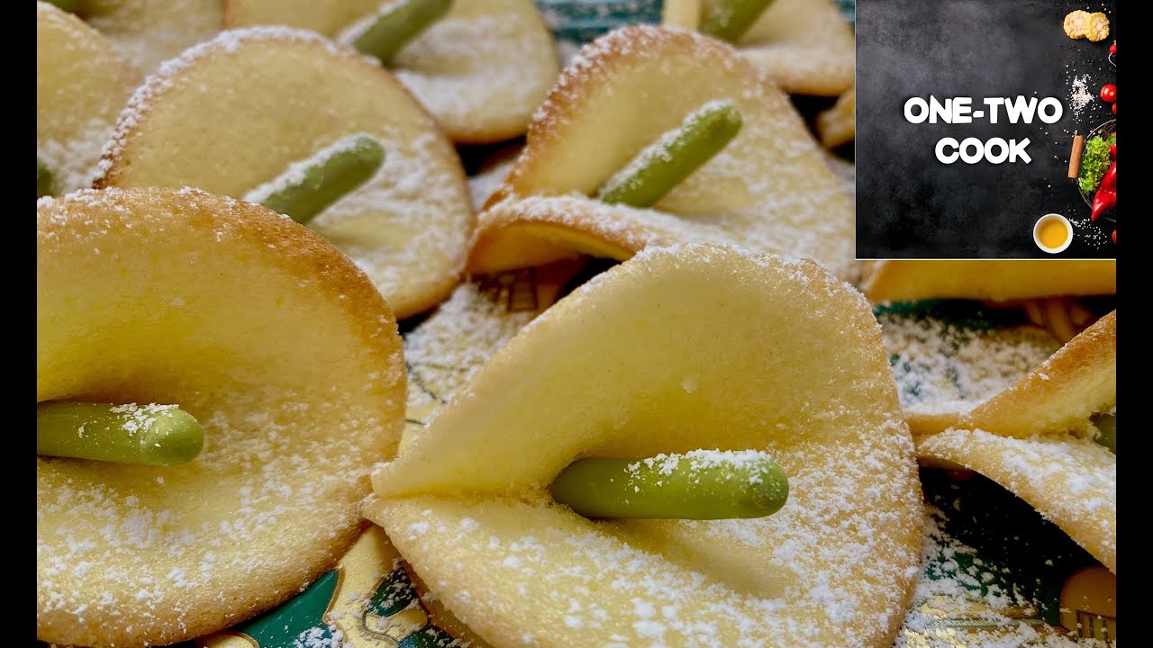 Простой рецепт, вкусно и быстро: печенье Каллы за 3 минуты / Calla Lily cookies recipe