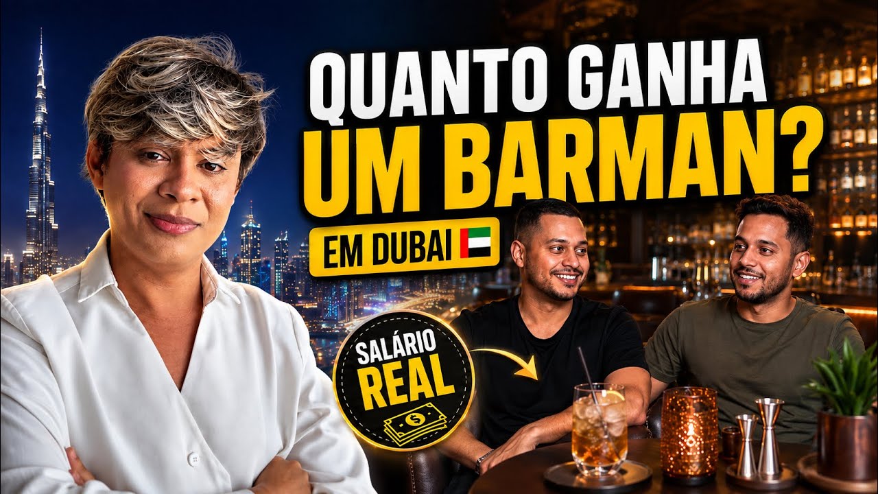 BATE PAPO COM BRASILEIROS, CONTANDO UM PAUCO DA REALIDADE DE DUBAI! QUANTO GANHA UM BARMAN?