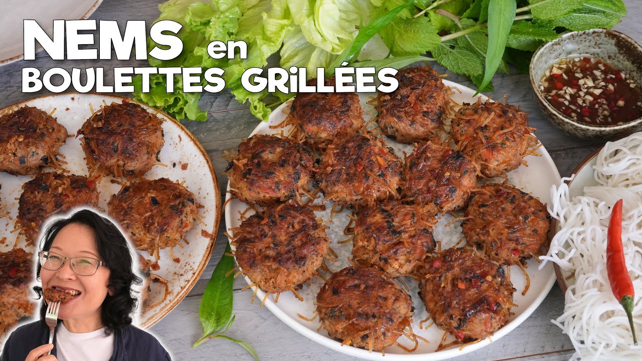 Nems en Boulettes Grillées : Les Saveurs des Nems sans Friture !