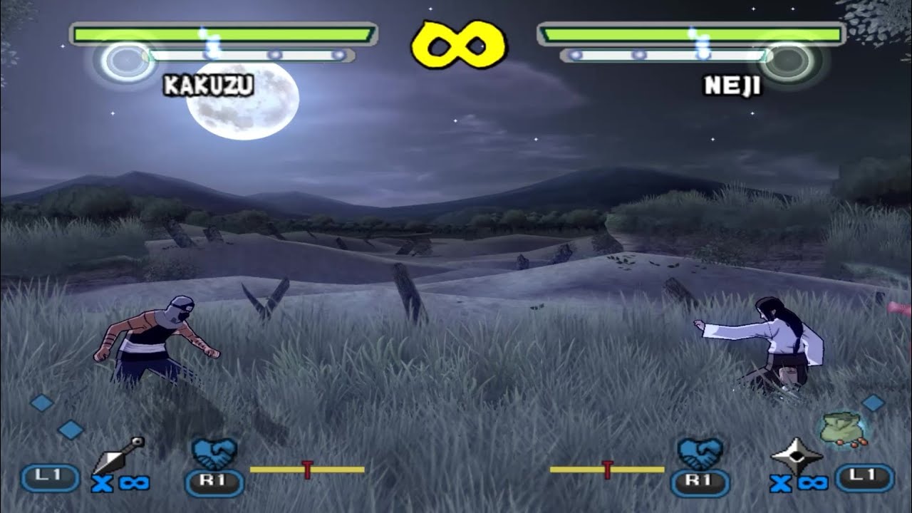 Kakuzu Vs Neji - Naruto Shippuden: Ultimate Ninja 5 Mod (PS2)