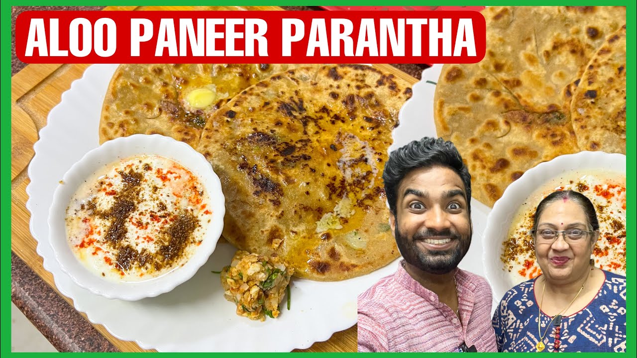 Easy Aloo Paneer Parantha Recipe | Cooking Paaji