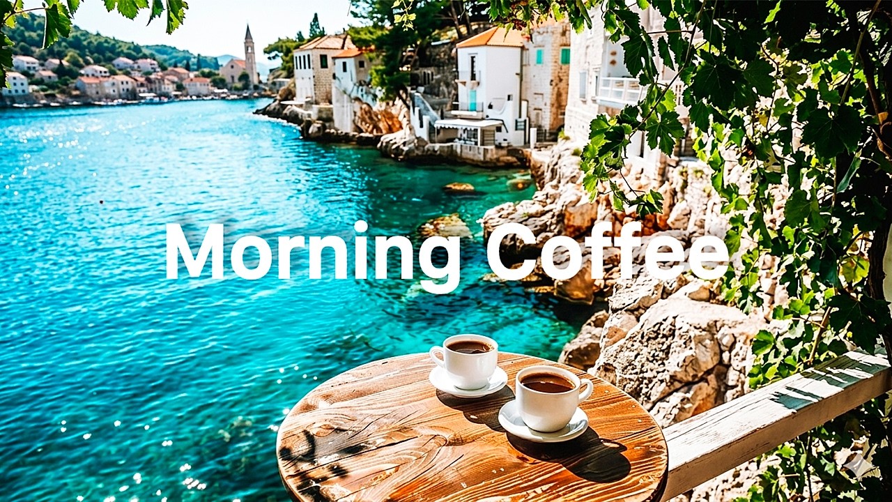 Летнее утреннее кофе у моря ☕️ Лофи & Chill Beats для позитивной энергии