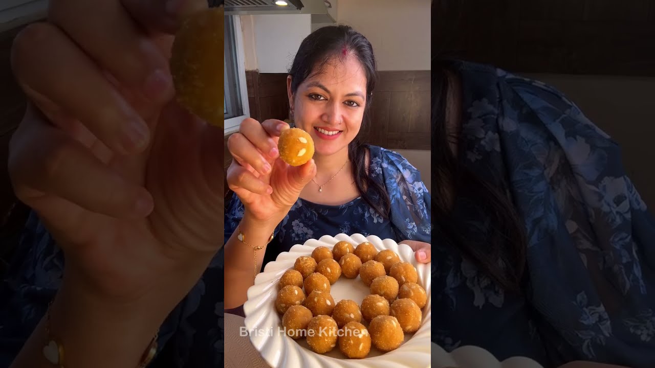 Moong dal ladoo |सबने खाया, लेकिन कोई नही guess कर पाया किस चीज से बनी है?😮
