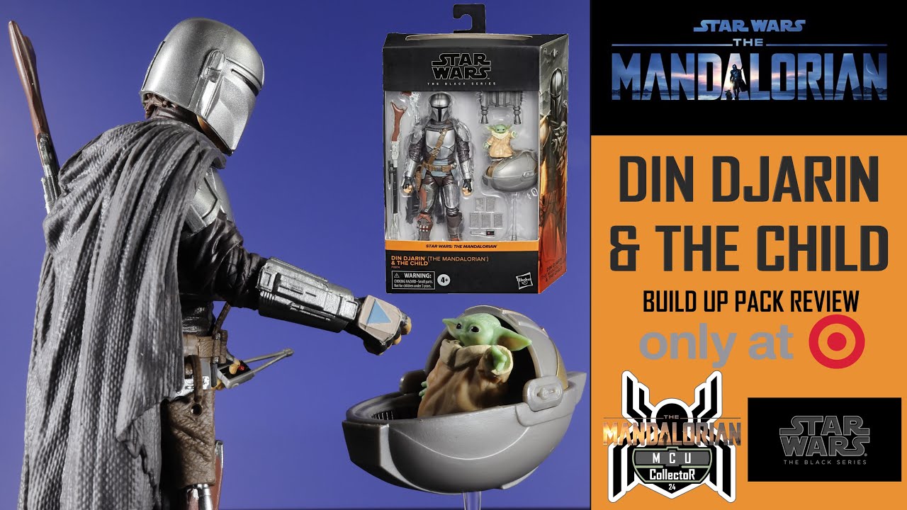 Star Wars Black Series Mandalorian DIN DJARIN & THE CHILD Build Up Pack Target Exclusive Review