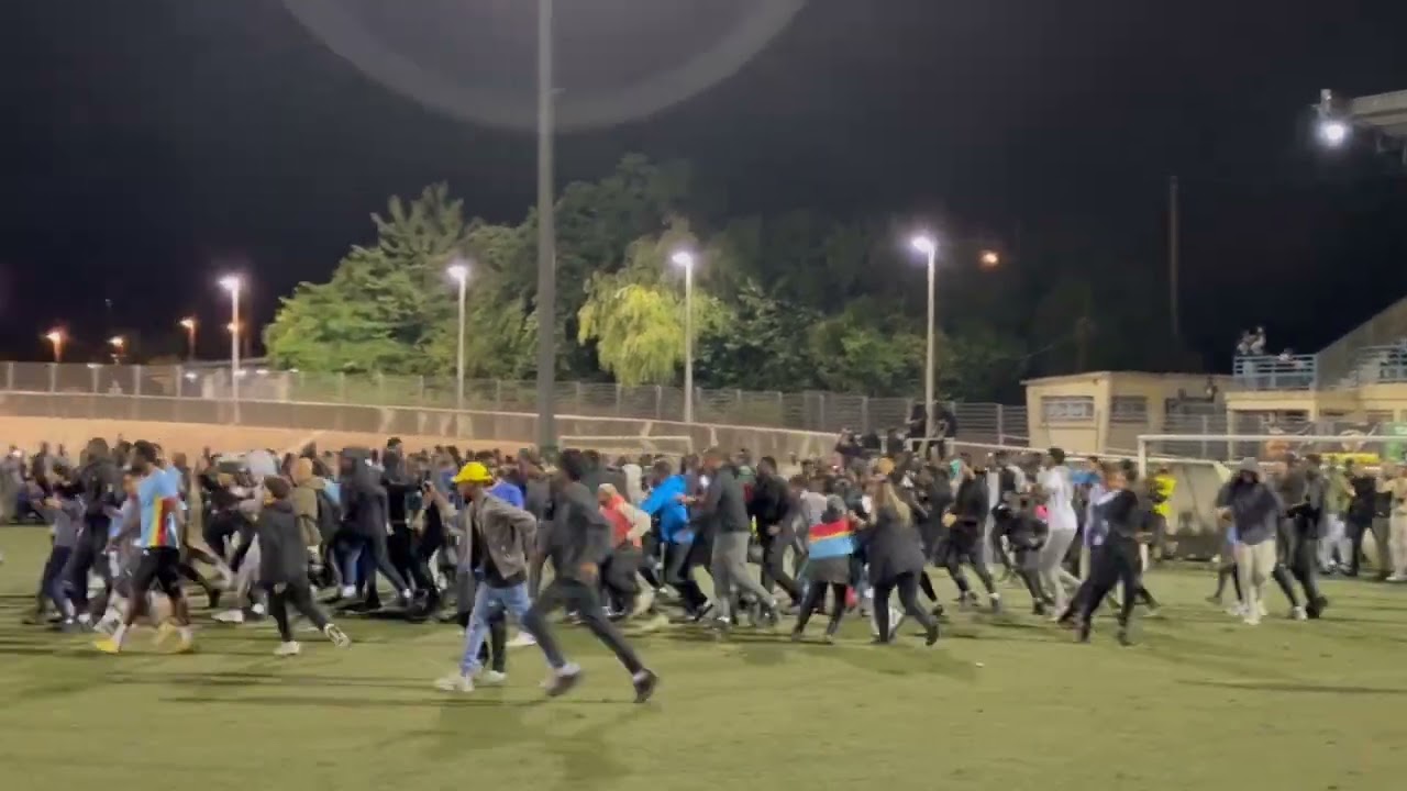 CAN 2025 de football à Aulnay-sous-Bois : Finale Comores vs Congo - but des Comores puis du Congo
