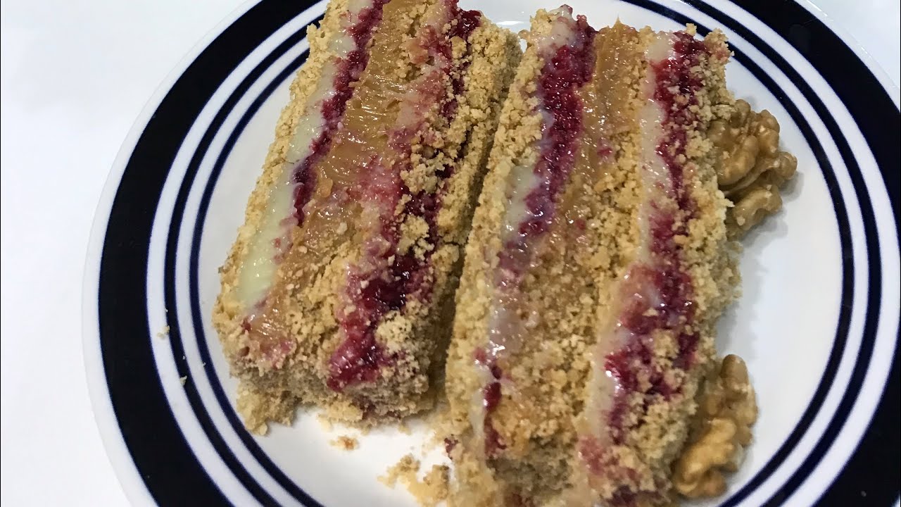 Torta de caluga frambuesas, muy fácil! (Incluye receta para hacer leche condensada sin azúcar)