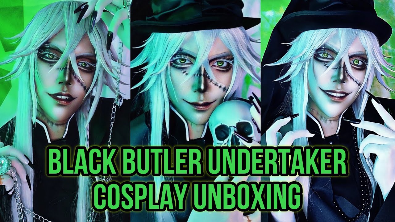 BLACK BUTLER UNDERTAKER COSPLAY UNBOXING 💀💚 | Kurosaki Coser
