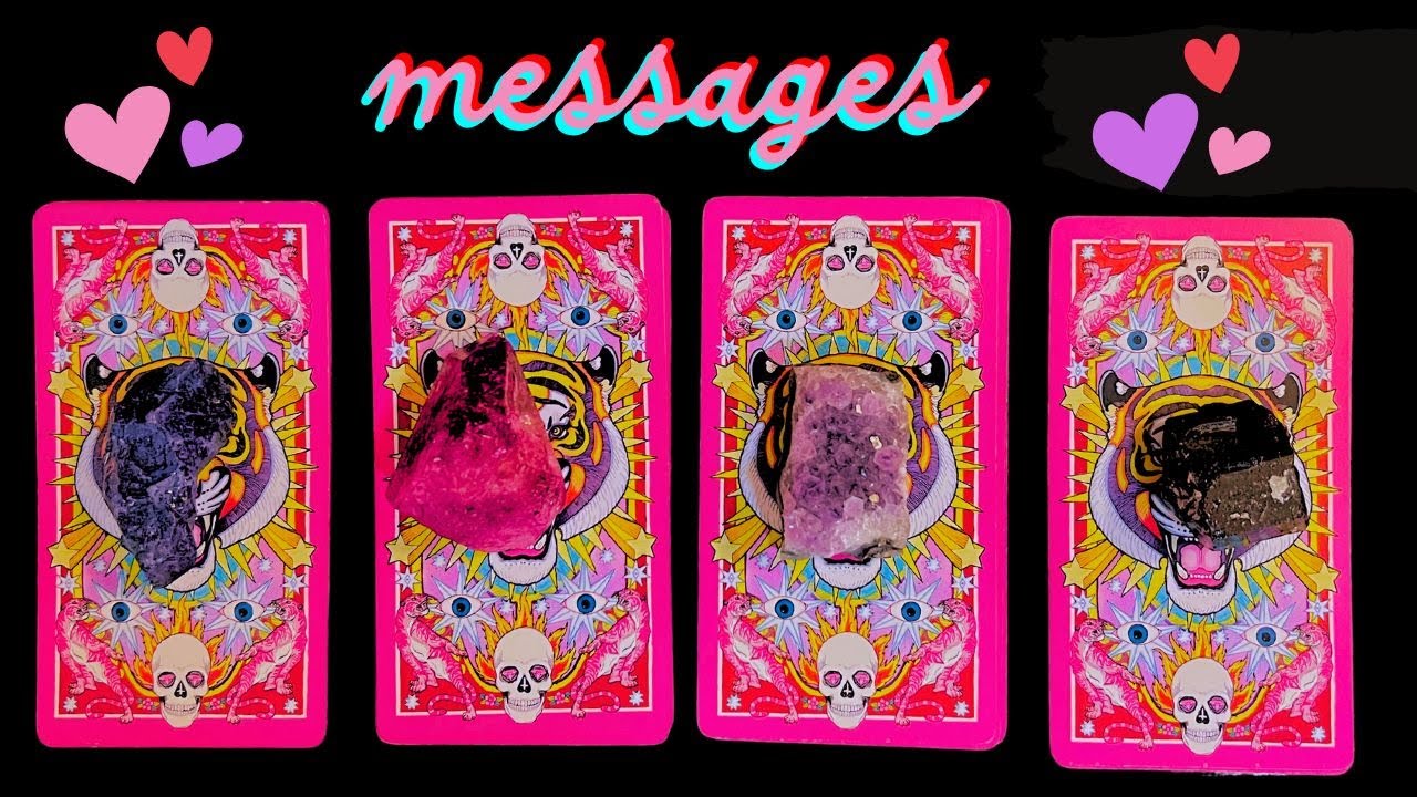 MESSAGES from the person on your mind ✨❣️💙❣️✨ PICK A CARD ✨💫💙💫✨