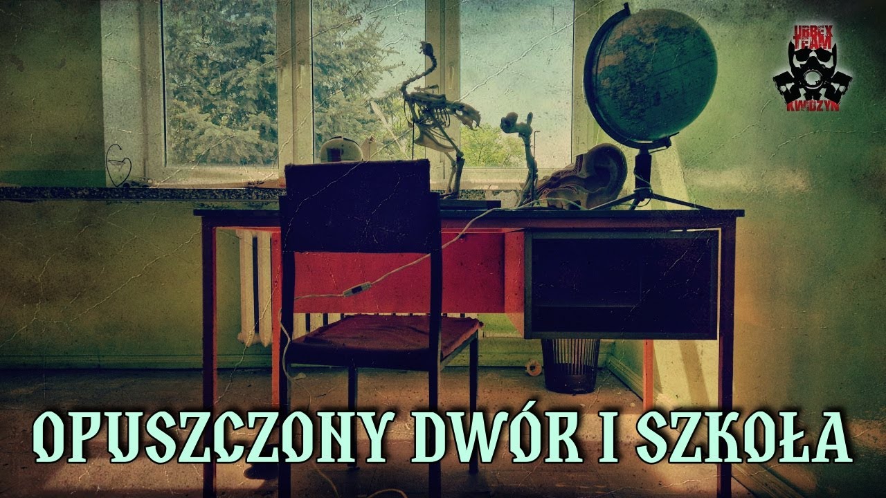 OPUSZCZONY DWÓR PEŁEN SZKOLNEGO WYPOSAŻENIA #urbex #opuszczonemiejsca #urbandecay