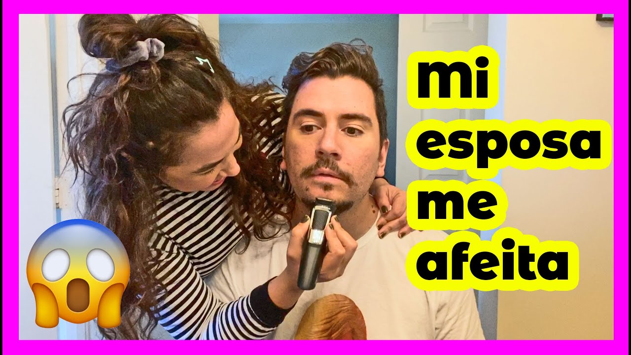 MI ESPOSA me afeita en cuarentena / Santi y Laurita