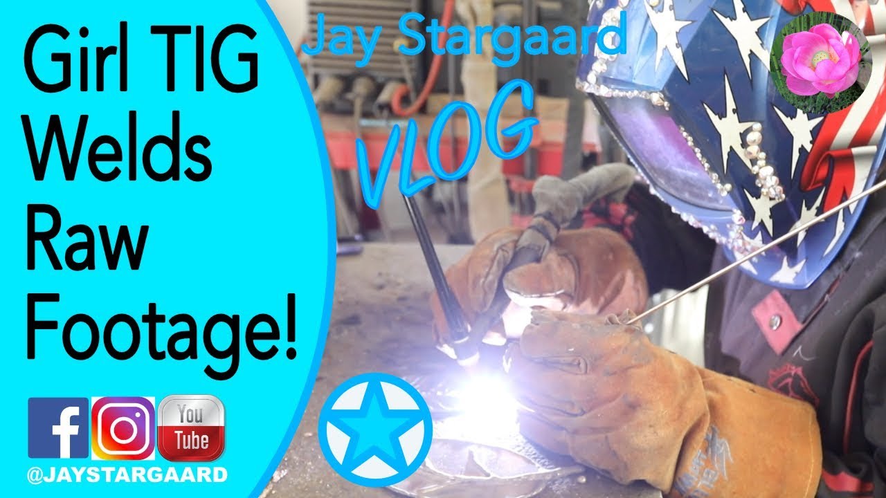 Girl Welds Her Heart Out & Talks About TIG Welding Bronze, Fine Art Fabrication Raw Footage LITL 38