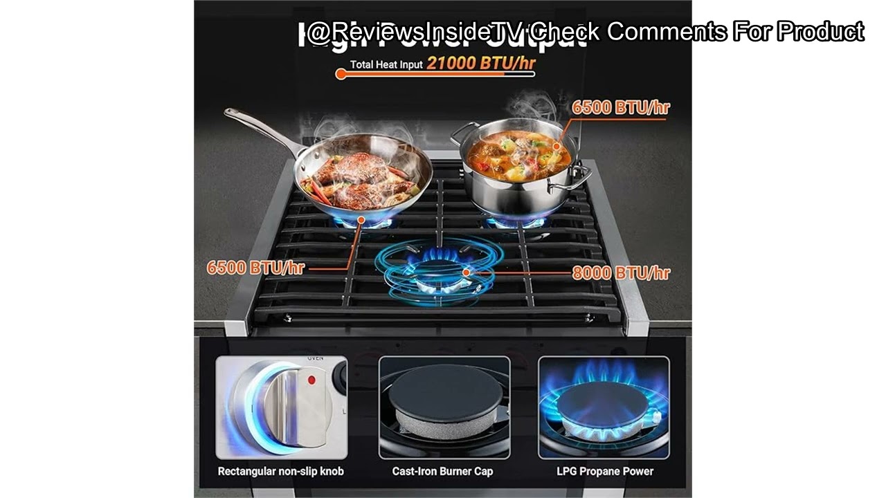 AMZCHEF 21 Inch RV Gas Range Stove Review: Is It Worth the Investment for RV Cooking?