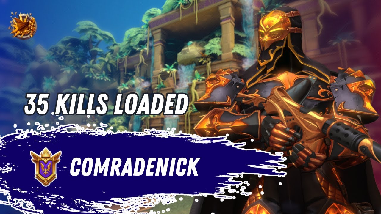 35 Kills Comradenick VII Spring Loaded  (Grandmaster) - Paladins Competitive Gameplay