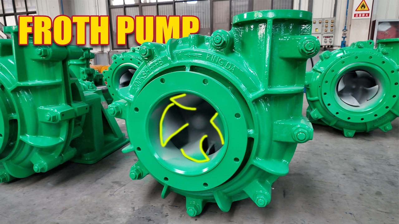 Kingda Froth Pump | Reliable Solution for Frothy Slurry in Mining | M300 KSLF Froth Pump | Foam Pump
