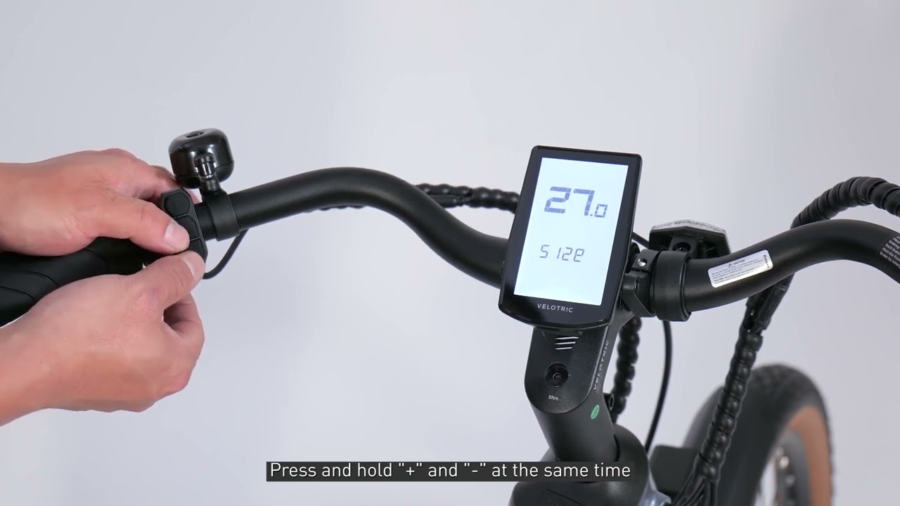 Velotric Discover 1 Display Adjustment