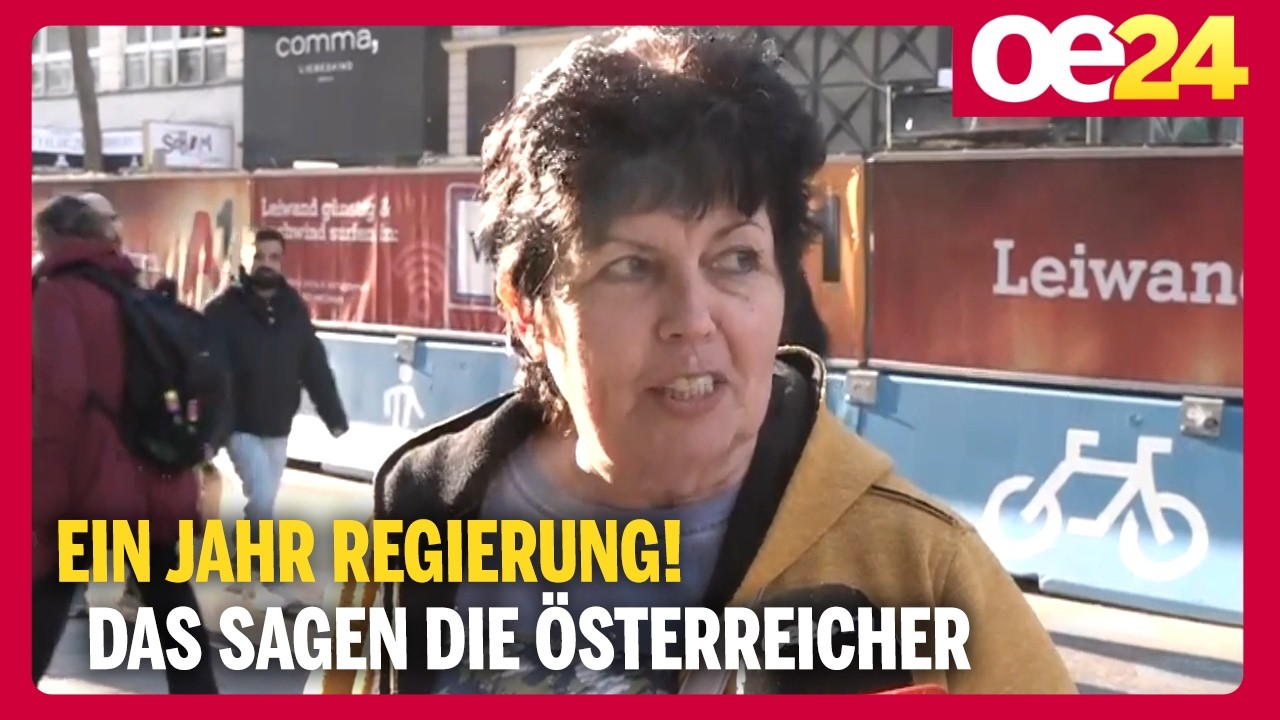 Ein Jahr Regierung! Das sagen die Österreicher