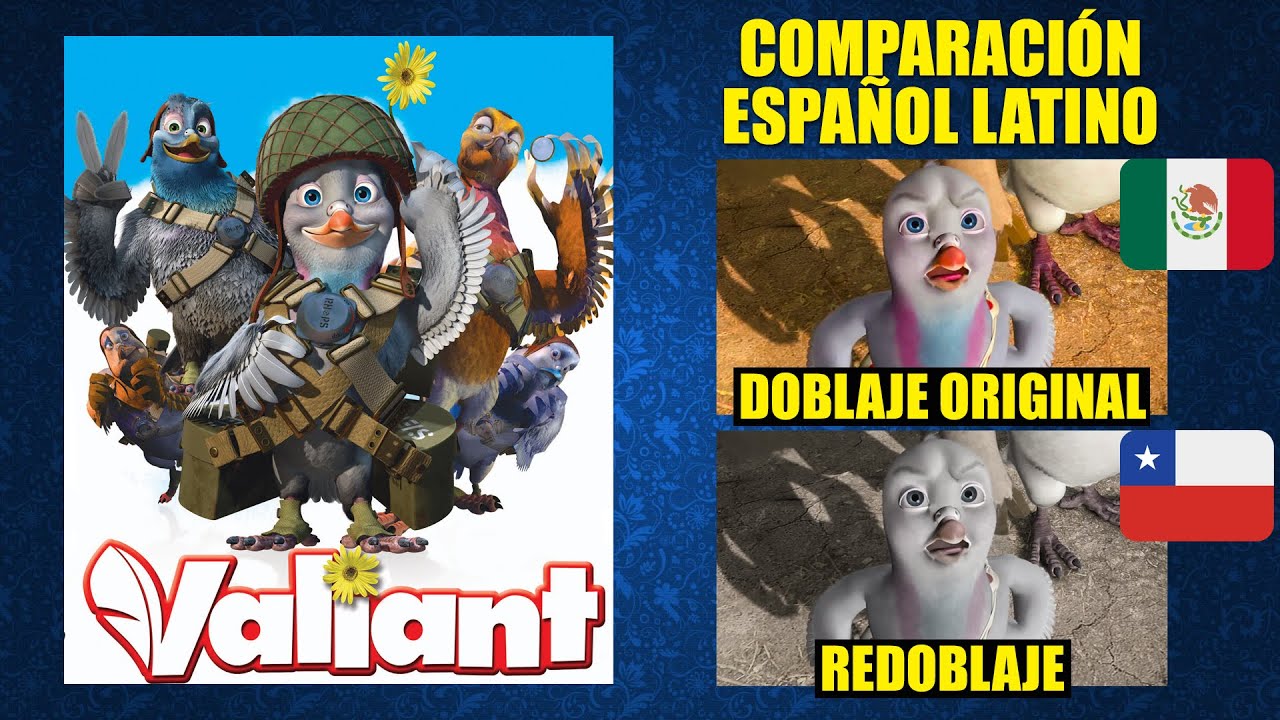 Valiant [2005] Comparación del Doblaje Latino Original y Redoblaje | Español Latino