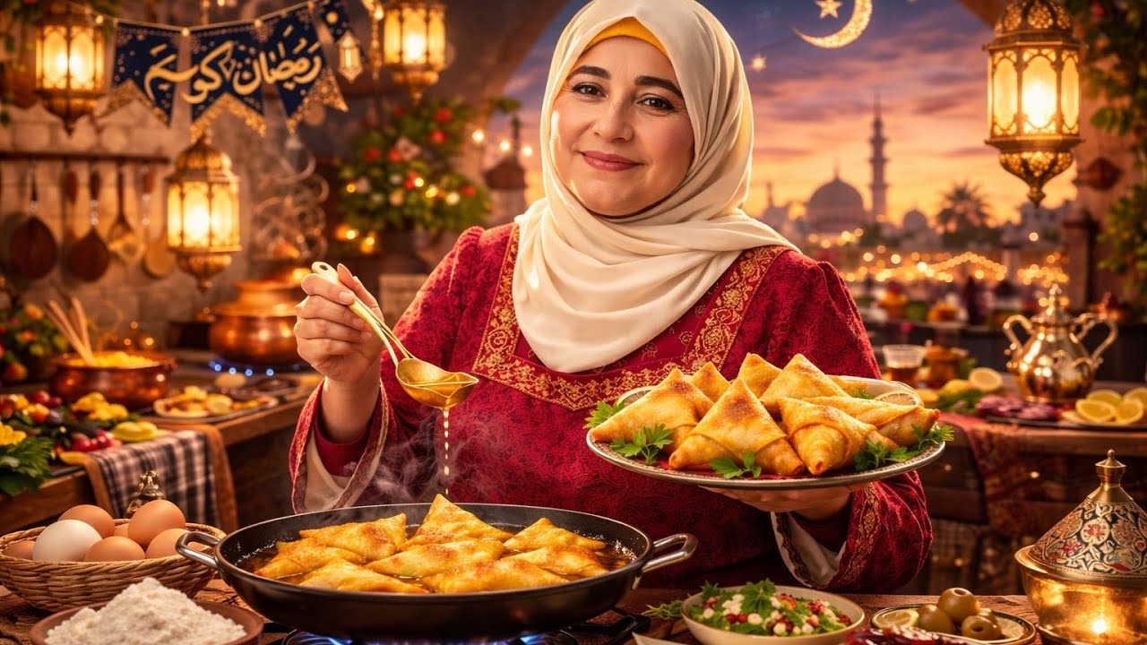 نكهة رمضان ديال زمان… أمي والبريوات في أجواء الزمن الجميل🙄