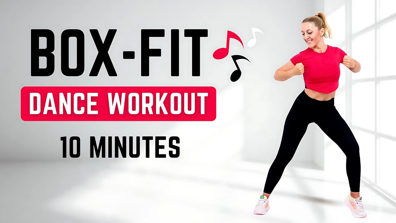 🎶10 Min BOX - FIT DANCE CARDIO WORKOUT🔥TABATA SONG🔥Weight Loss & Stress Relief🔥NO JUMPING🔥@Dargolan