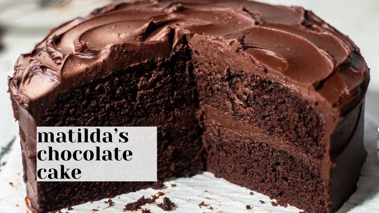 MATILDA'S CHOCOLATE CAKE - Easy Recipe Inspired by the Matilda Cake Scene!