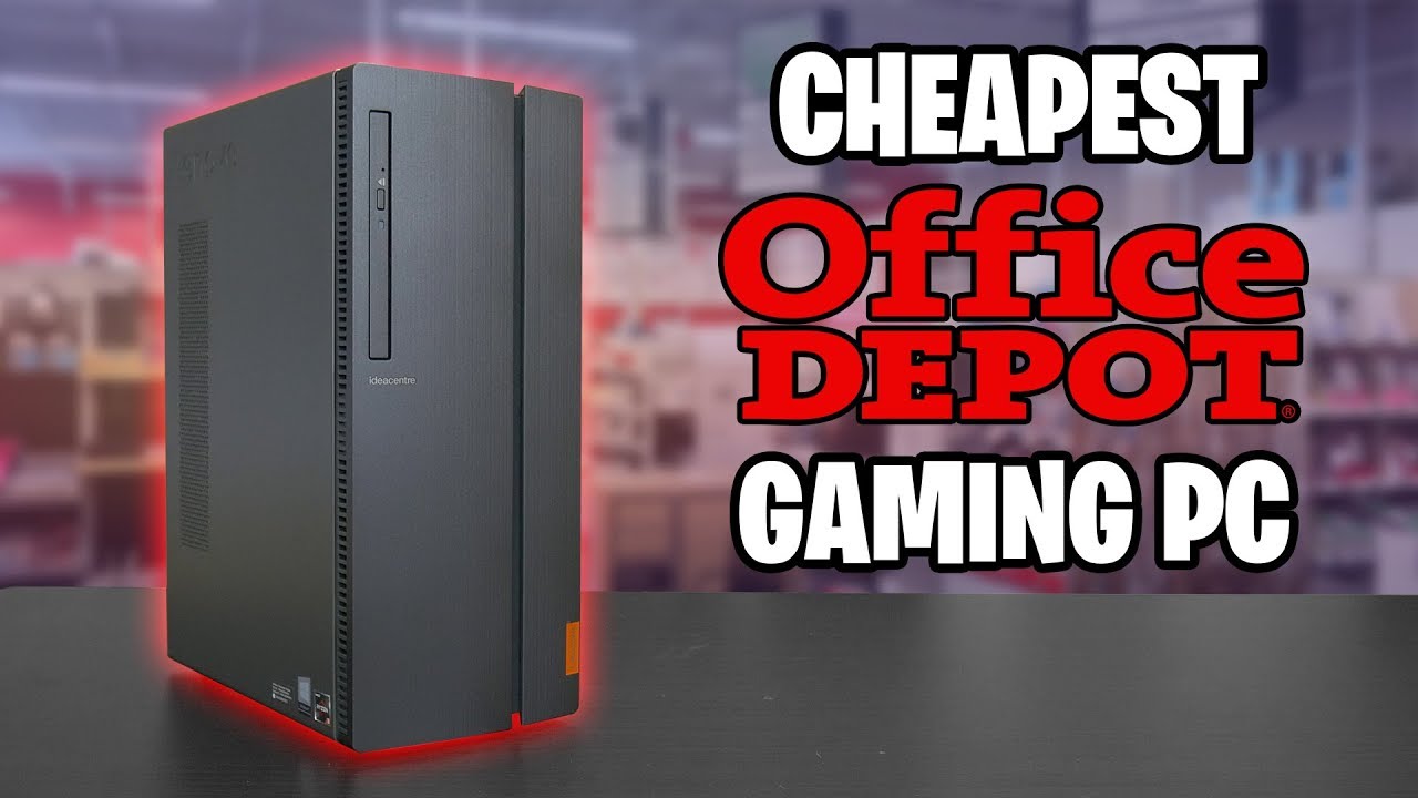 Can The CHEAPEST Office Depot PC Game?