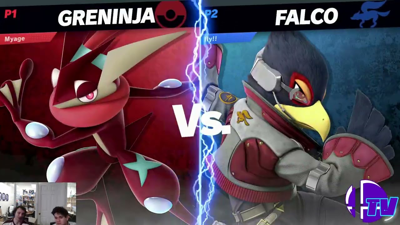 Shark Tank #109  Winners Round 2 - Nexus (Falco) Vs.  (Greninja) - SSBU Tournament