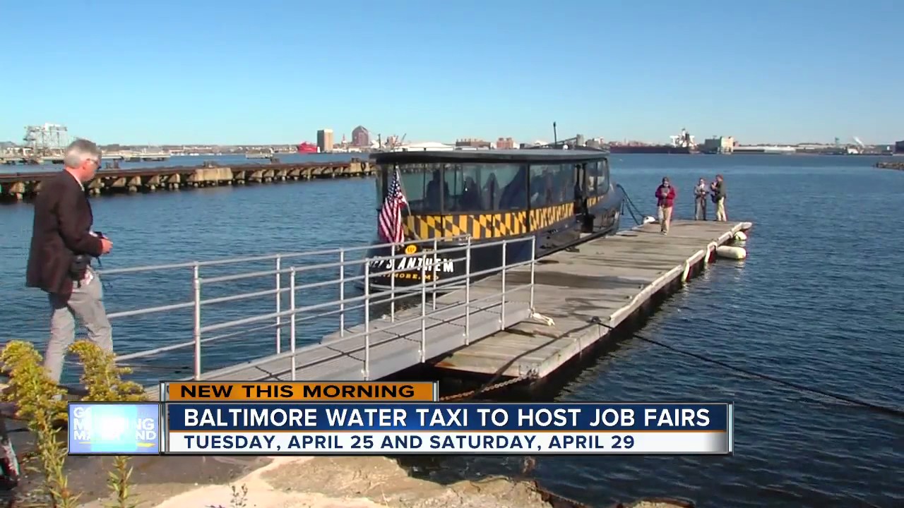 Baltimore Water Taxi looking to hire 25 new workers