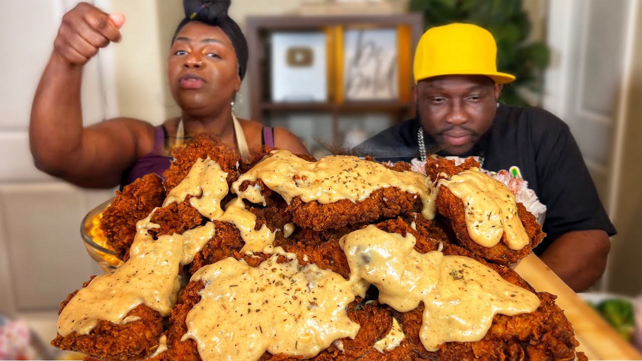 ITS TIME TO GET DISCIPLINED!!| COUNTRY FRIED STEAK & SWEET CORN| MUKBANG EATING SHOW!