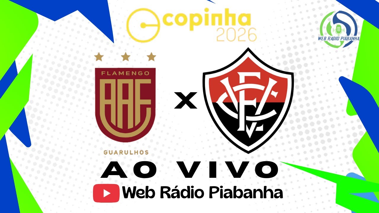 FLAMENGO (SP) X VITÓRIA (BA) - AO VIVO E DE GRAÇA - COPA SP DE FUTEBOL JUNIOR - 09/01/2026