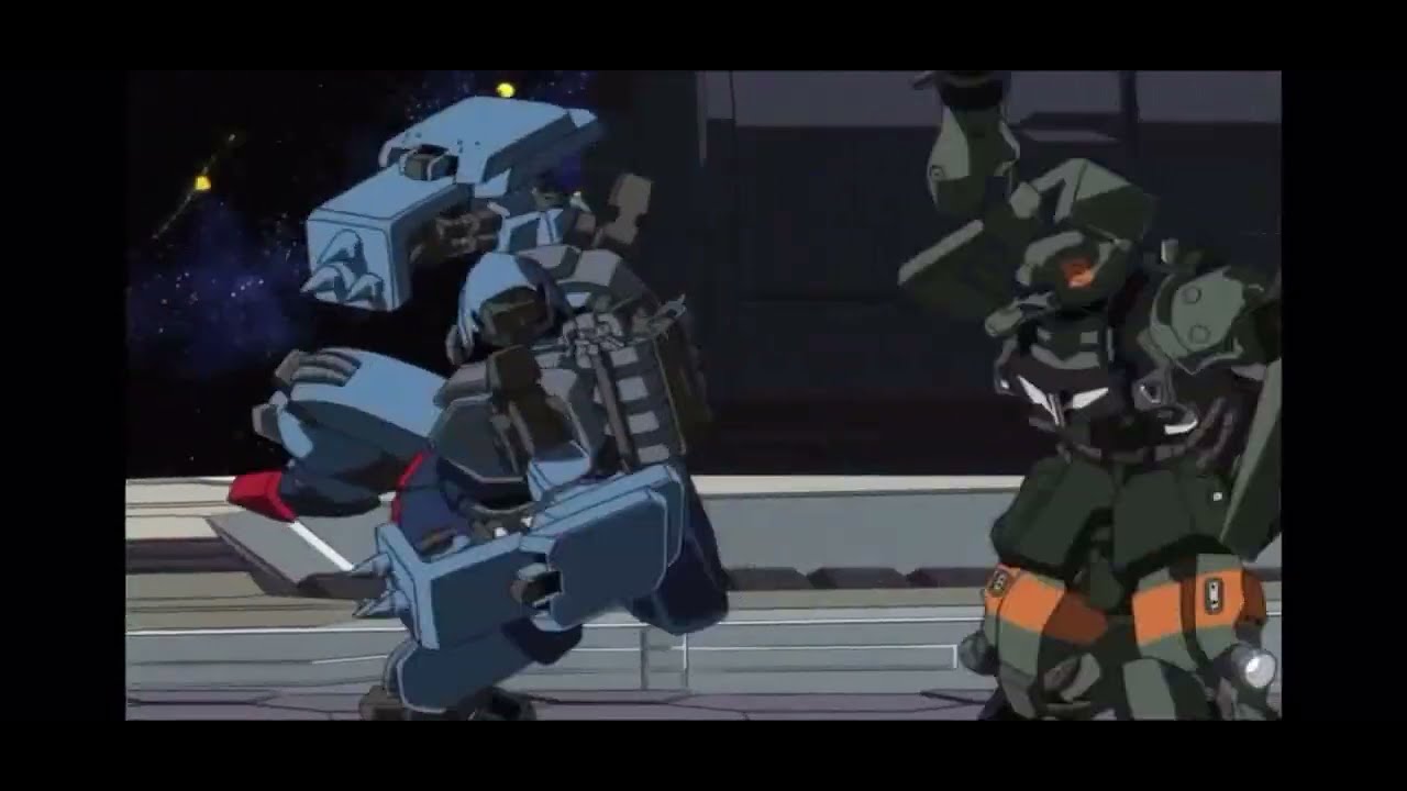 #機動戦士ガンダムユニコーン  #シュツルムガルス #ズサ VS #ジェガンD型エコーズ