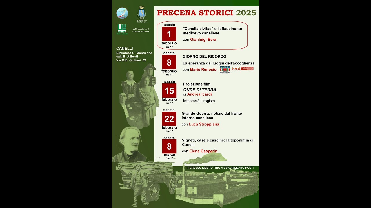 Canella Civitas e l'affascinante Medioevo Canellese, con G L  Bera