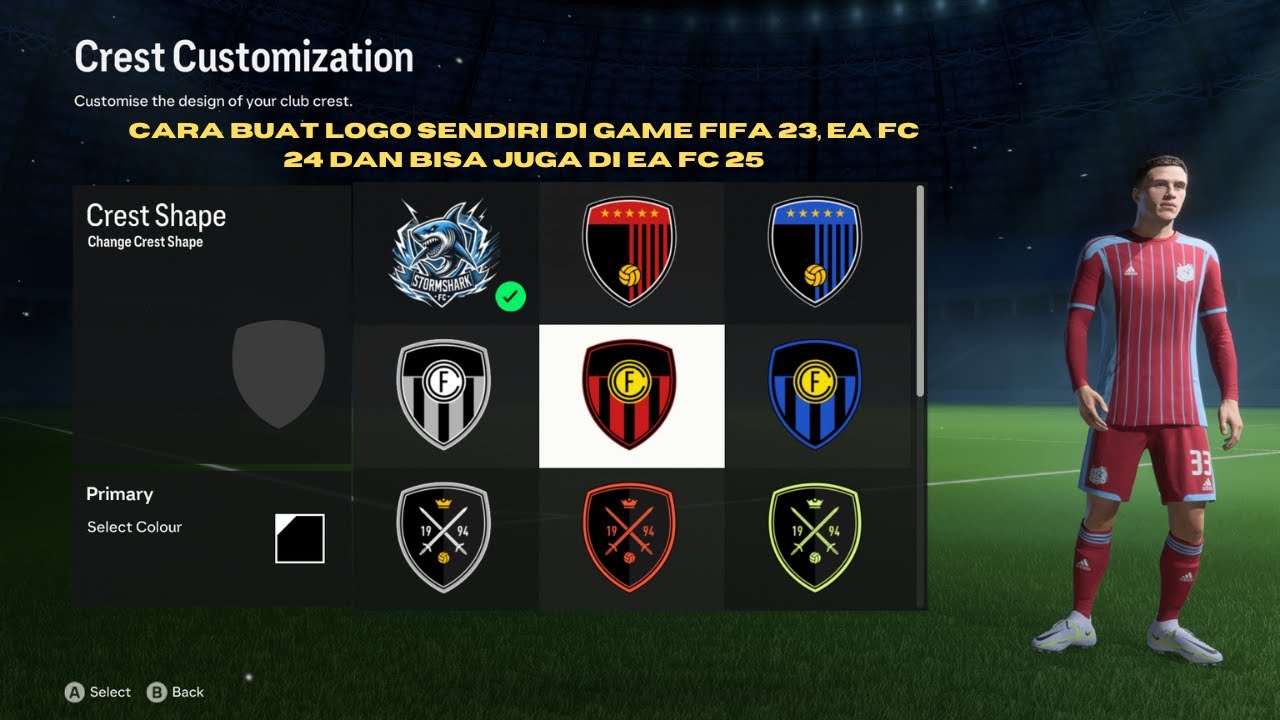 Tutorial cara buat logo club sendiri untuk di game FIFA 23, EA FC 24 dan bisa juga di EA FC 25