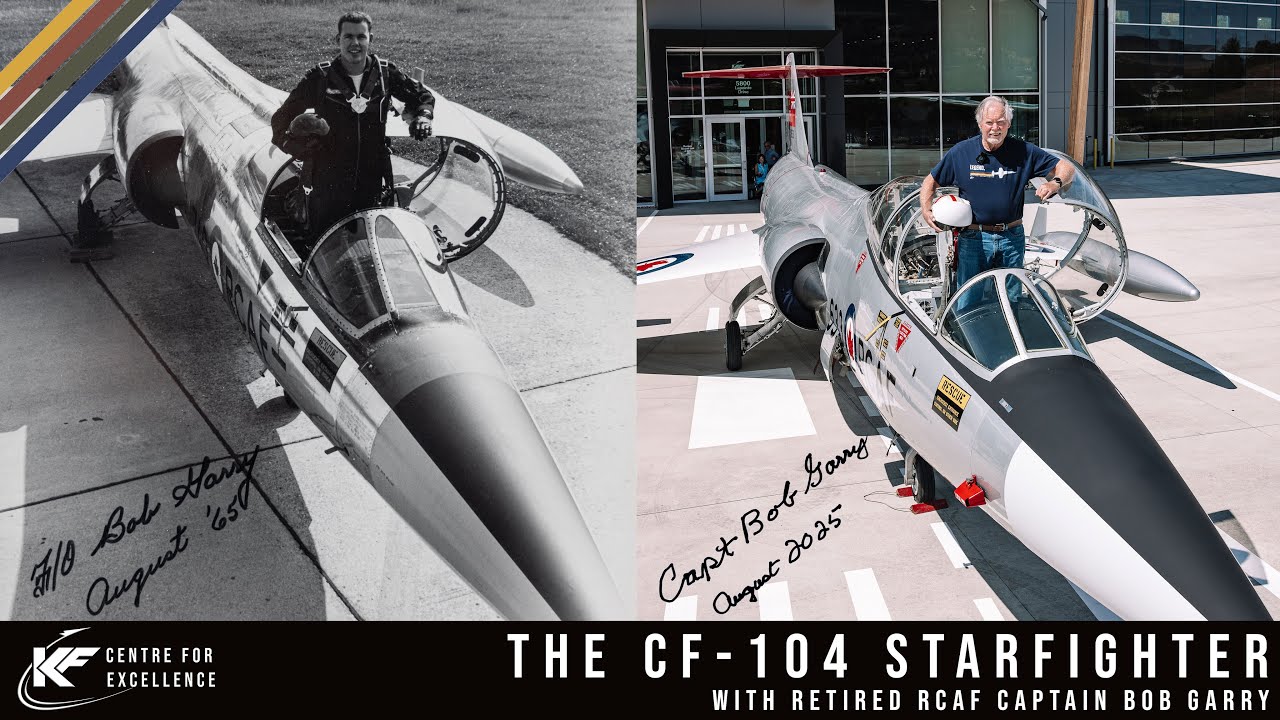 The CF-104 Starfighter featuring RCAF Retired Captain, Bob Garry