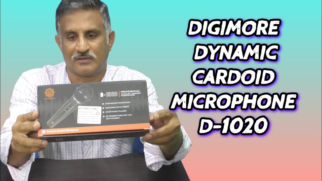 DIGIMORE Professional Cardioid Dynamic Microphone D-1020