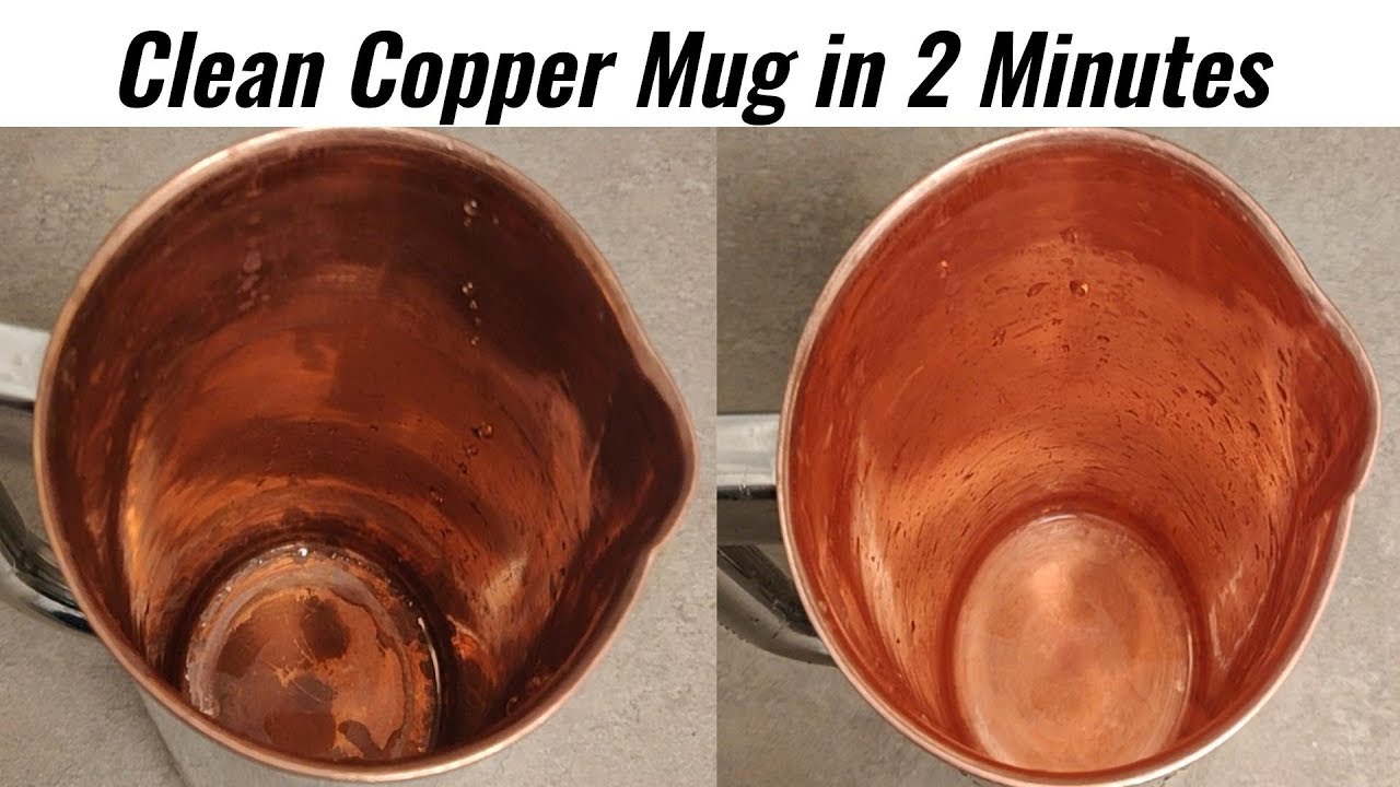 How to Clean Copper Mug in 2 Min | Clean Copper mug at home easily |Simple Trick