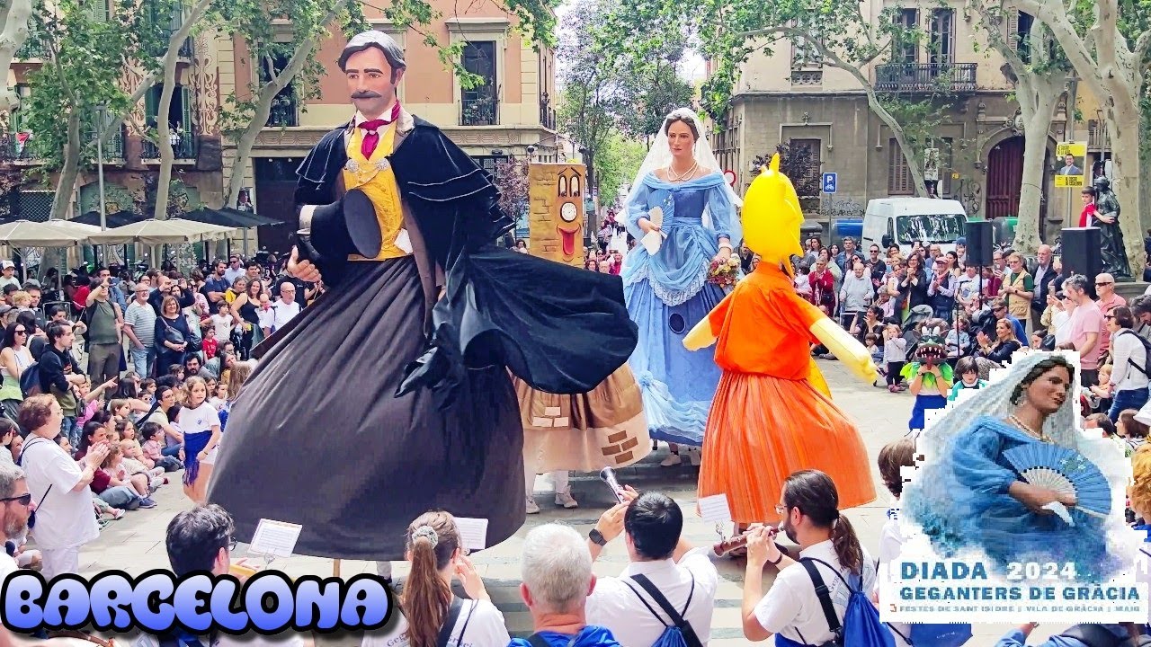 Sant Isidre 2024 Diada de Gegants de Gracia - Barcelona 2024 Spain