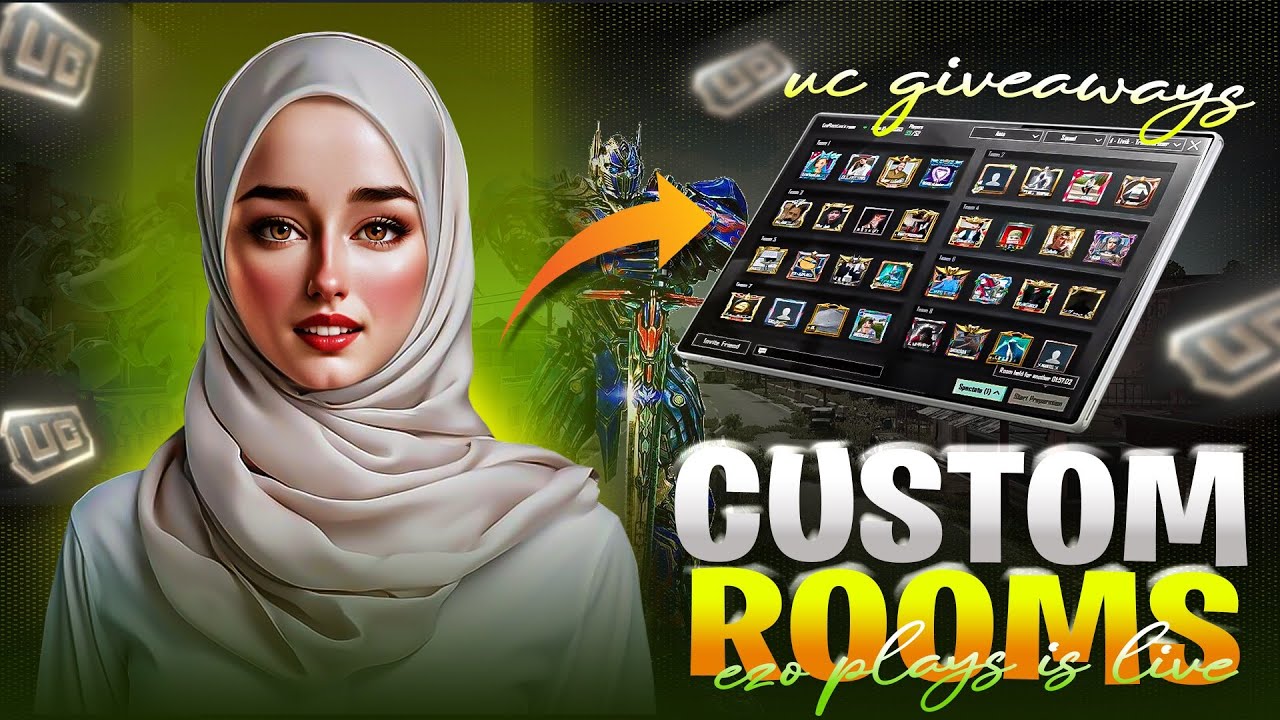 18000 UC CHALLENGES AND CUSTOM ROOMS IN PUBG MOBILE