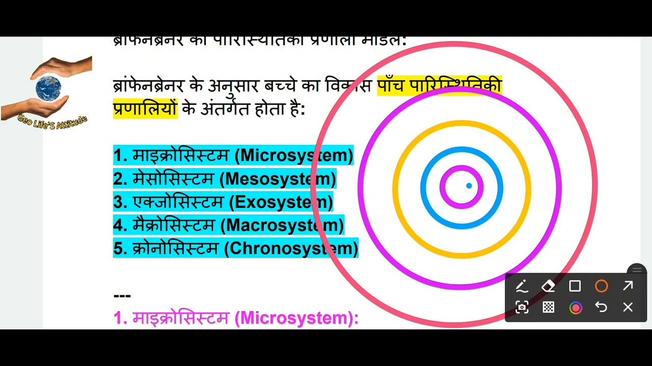 यूरी ब्रेफर्नब्रेनर का पारिस्थितिकी सिद्धांत विस्तारपूर्वक ecological system theory of b. details