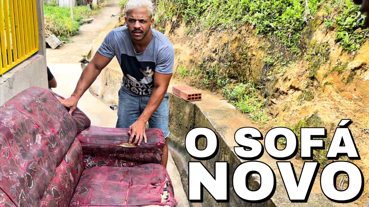 A Compra do SOFÁ NOVO!😂