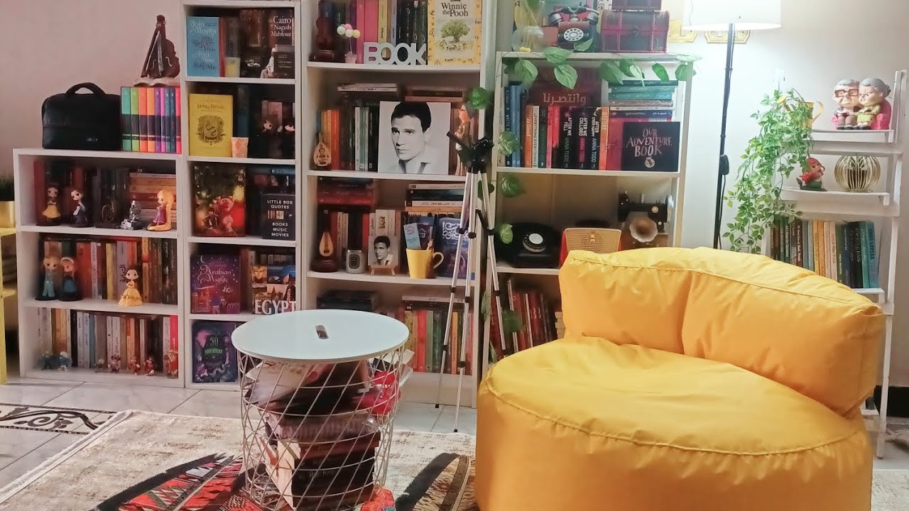 جولة في مكتبتي 😊 واختيار كتب للعام الجديد 👌