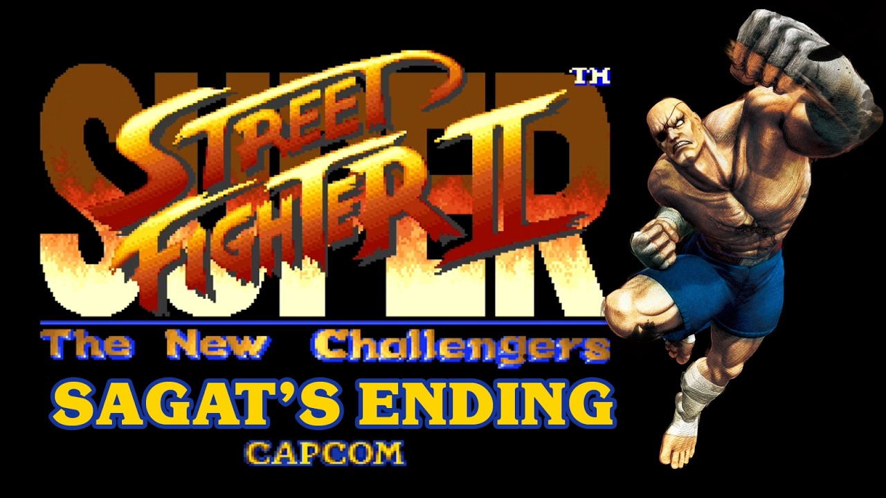 Super Street Fighter II: The New Challengers | Sagat Ending | Super Nintendo Entertainment System