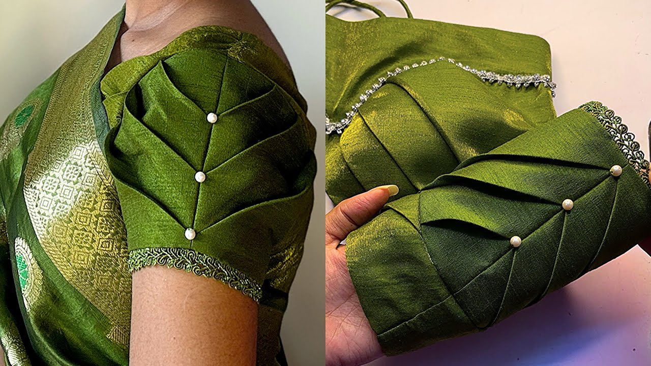 Trending sleeve design cutting and stitching| blouse sleeves design| बाजू का डिजाइन sleeves design|
