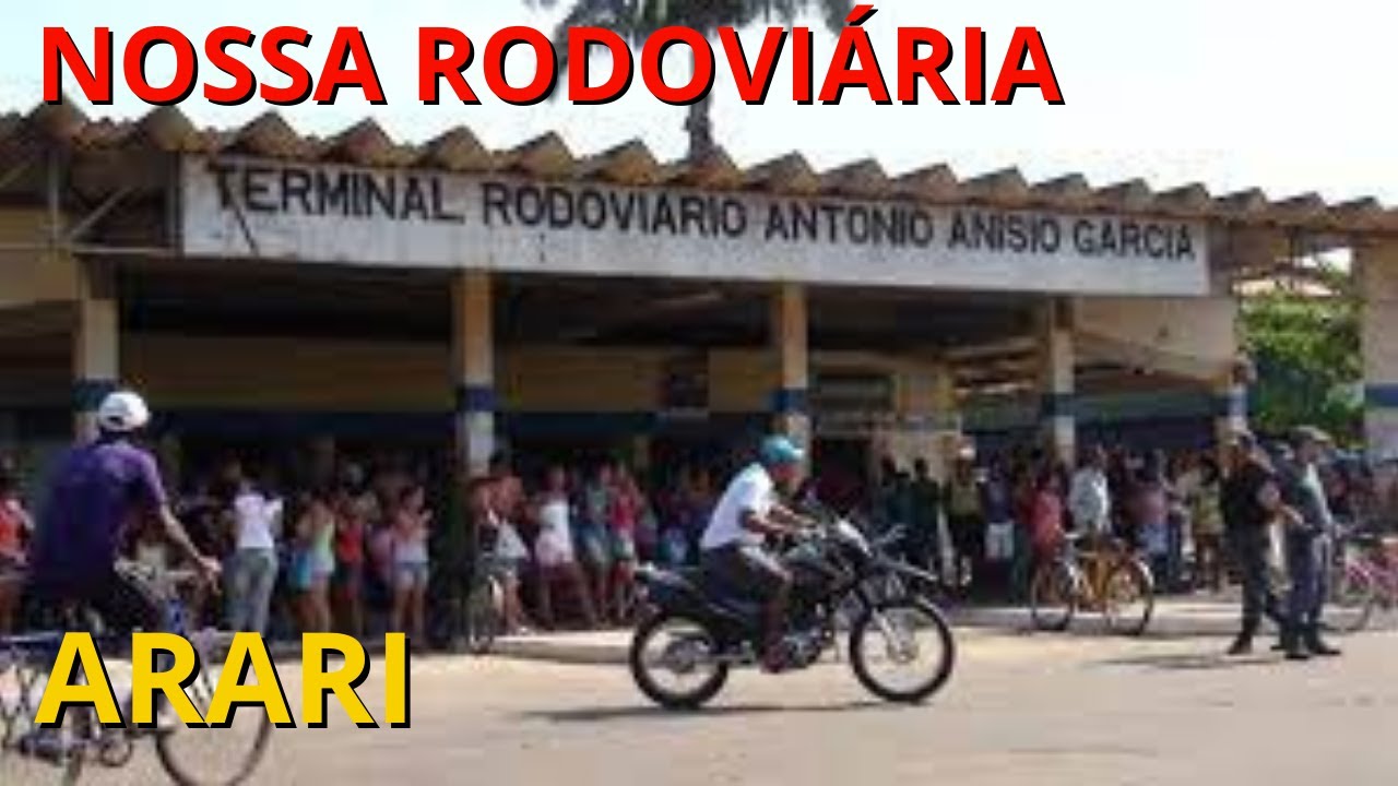 RODOVIÁRIA DE ARARI SEM MUITO FLUXO DE PASSAGEIROS