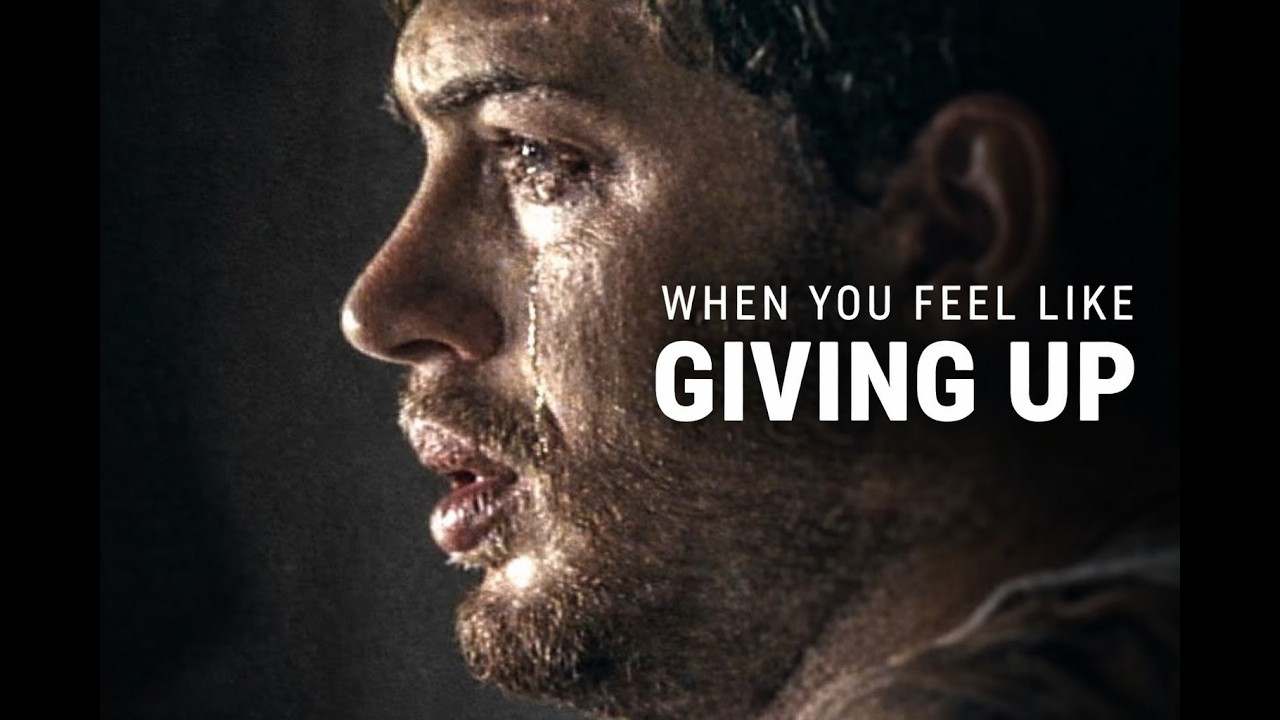 WHEN YOU FEEL LIKE GIVING UP – Powerful Motivational Speech.