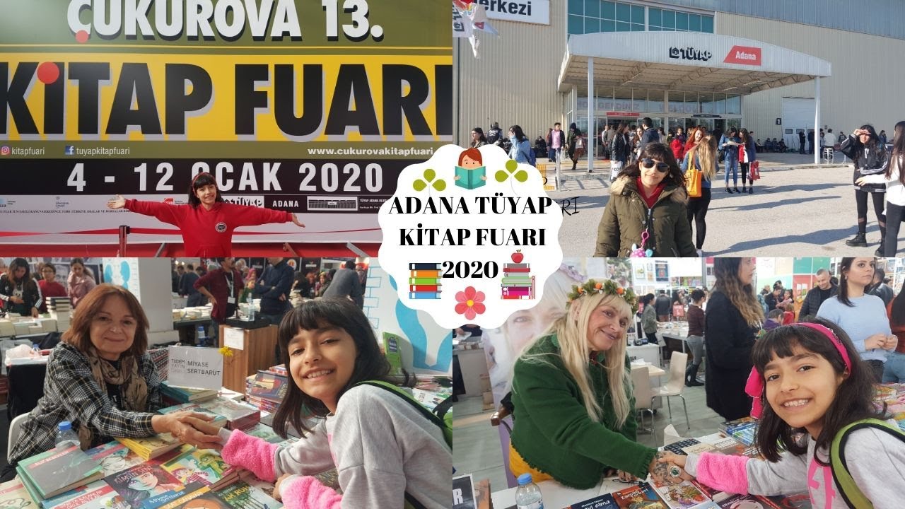 ADANA TÜYAP KİTAP FUARI:)YAZARLARA DA KİTAPLARA DA DOYAMADIM