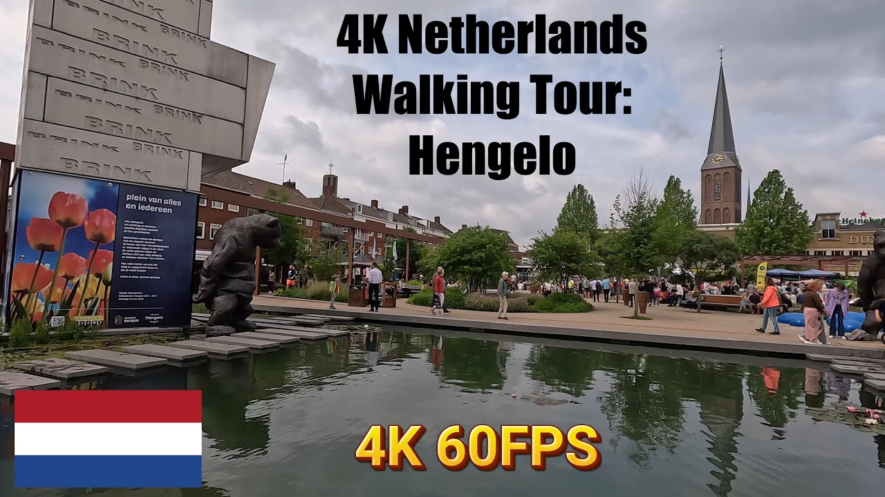 4K Netherlands Walking Tour: Hengelo