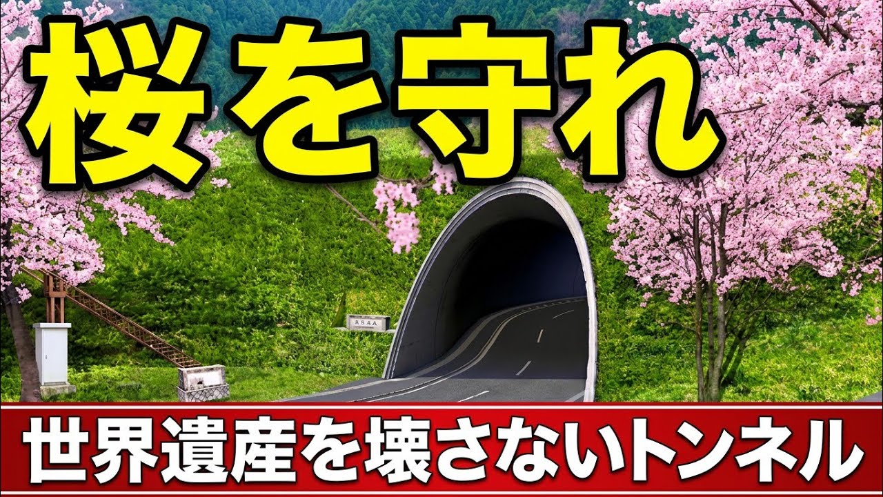 【掘削厳禁】桜を守れ！参陵隧道改修に課された前代未聞の掟